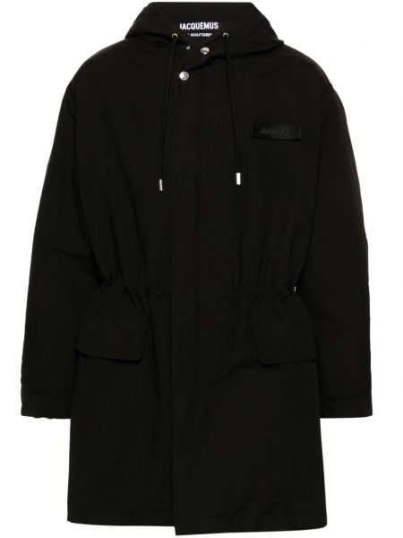 Lange jacke mit kapuze Jacquemus schwarz