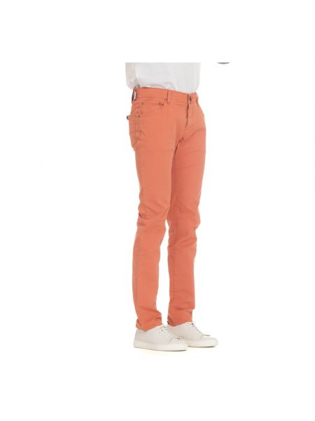 Pantalones chinos slim fit con bolsillos Jacob Cohen naranja