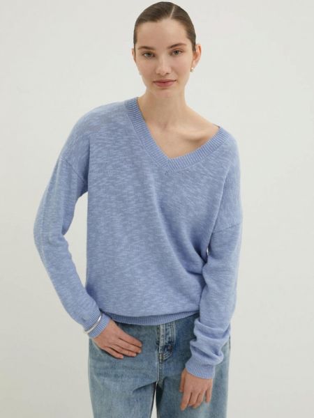 Пуловер Finn Flare голубой