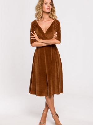 Коктейльна сукня Made Of Emotion коричнева