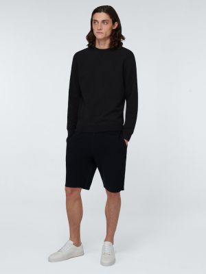 Sweatshirt aus baumwoll Sunspel schwarz