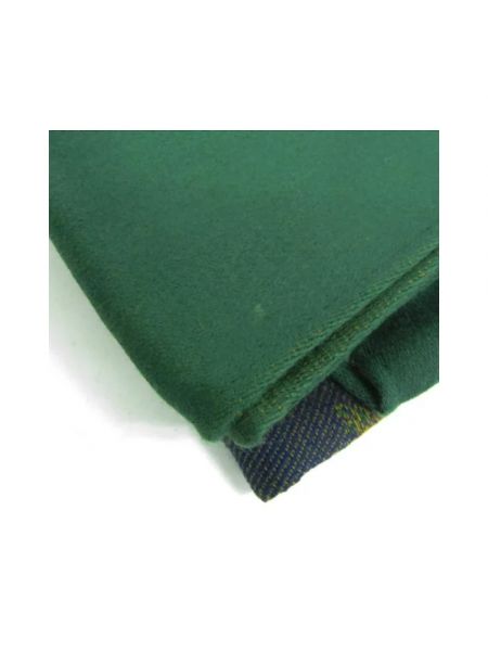 Bufanda de lana retro Dior Vintage verde