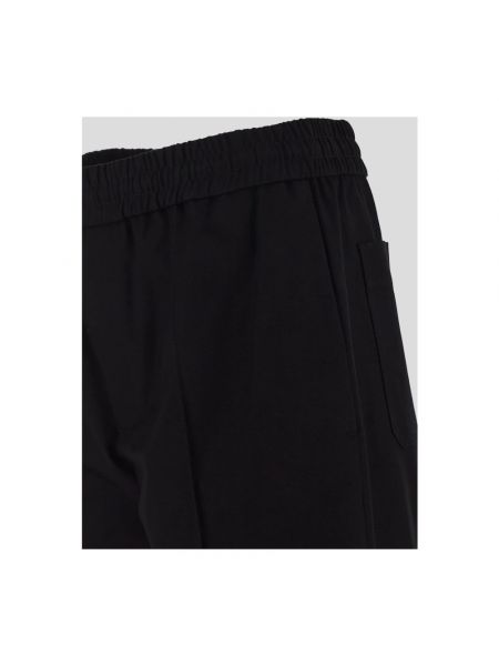 Pantalones de algodón Valentino Garavani negro
