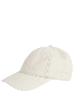 Gorra de cuero de algodón Totême