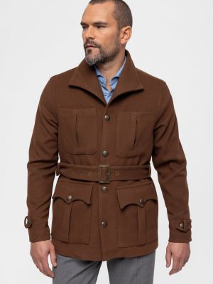 Куртка с поясом Antioch коричневая