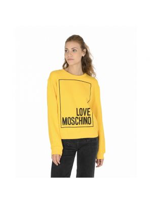 Sweatshirt Love Moschino gelb