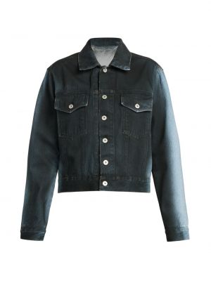 Хлопковая джинсовая куртка с градиентом Heron Preston черная