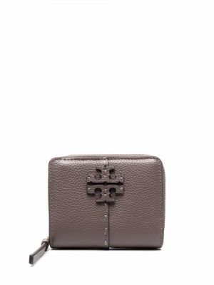 Zip lommebok Tory Burch grå