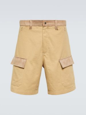 Pantaloncini di cotone Ranra beige