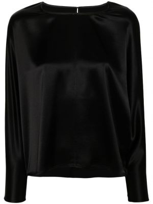 Satenska bluza By Malene Birger črna