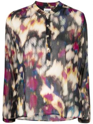 Abstrakter bluse mit print Marant Etoile