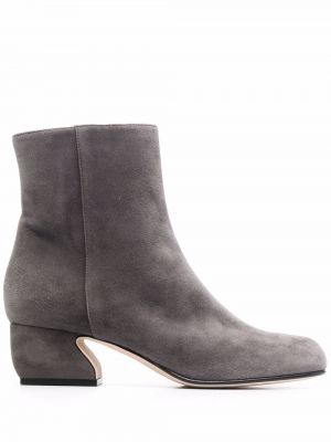 Ankle boots zamszowe Si Rossi szare