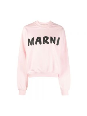 Sweatshirt aus baumwoll Marni pink
