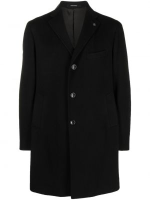 Kabát s knoflíky Tagliatore černý
