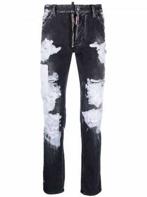 Jeans med normal passform Dsquared2 svart