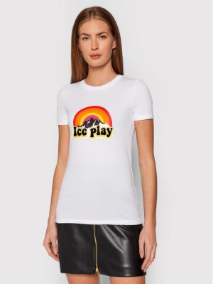 T-shirt Ice Play weiß