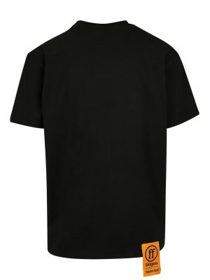 T-shirt à motif mélangé Merchcode noir