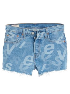 Slim fit džínové šortky Levi's modré