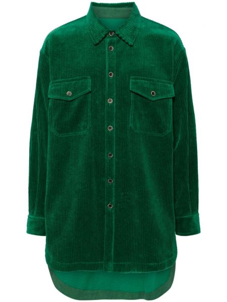 Langes hemd aus baumwoll Uma Wang grün