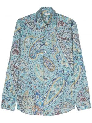 Košeľa s paisley vzorom Etro modrá