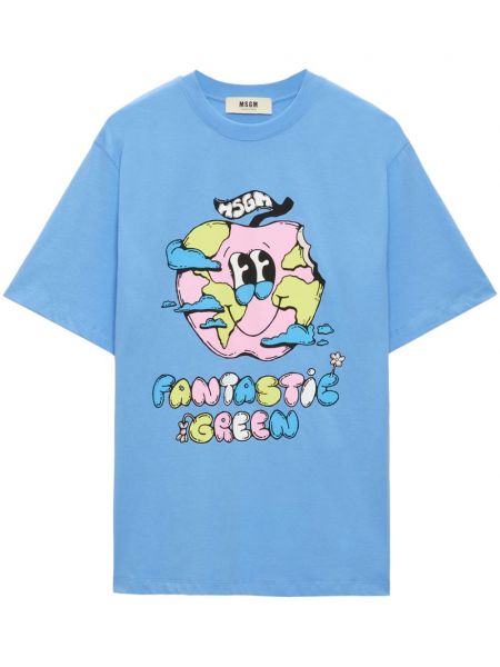 T-shirt Msgm blå