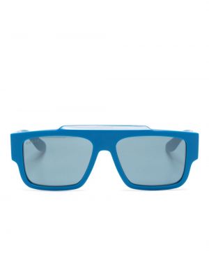 Okulary przeciwsłoneczne z nadrukiem Gucci Eyewear niebieskie