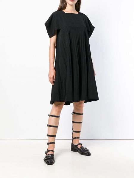Plisované šaty Comme Des Garçons Pre-owned černé