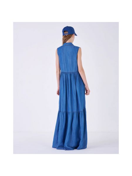 Vestido largo Silvian Heach azul