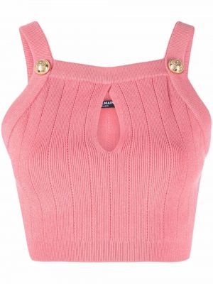 Crop top Balmain rosa