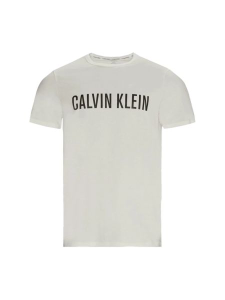 Chemise avec manches courtes Calvin Klein beige
