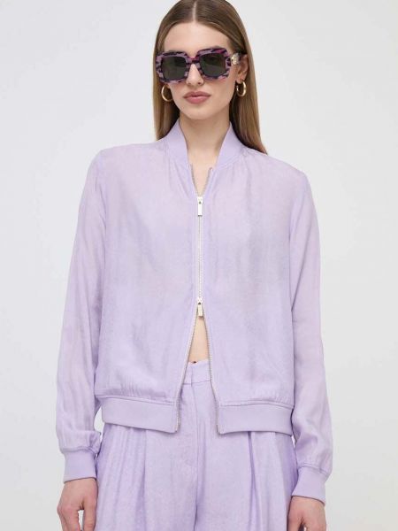 Фіолетовий однотонний светр Armani Exchange