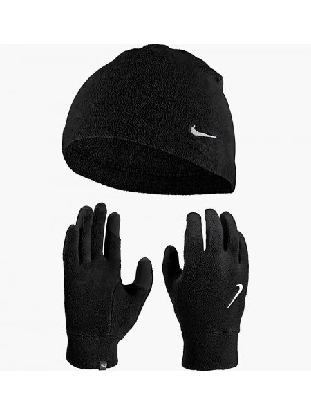 Флисовая шапка Nike черная