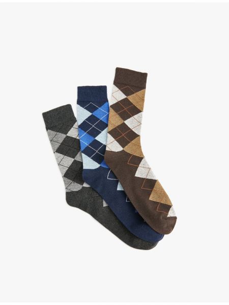 Шкарпетки з принтом з геометричним візерунком Koton
