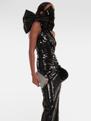 Μάξι φόρεμα Nina Ricci μαύρο