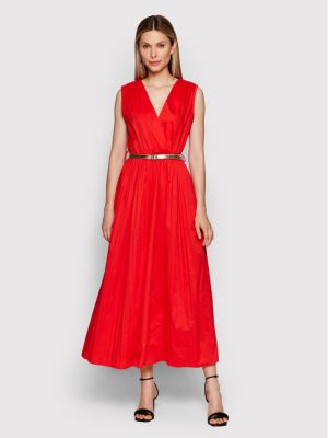 Priliehavé šaty Rinascimento červená