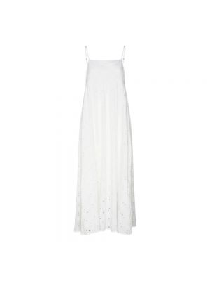 Sukienka długa Selected Femme biała
