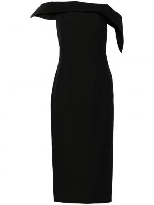 Večernja haljina od krep Roland Mouret crna