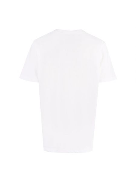 Koszulka z okrągłym dekoltem relaxed fit Ganni biała