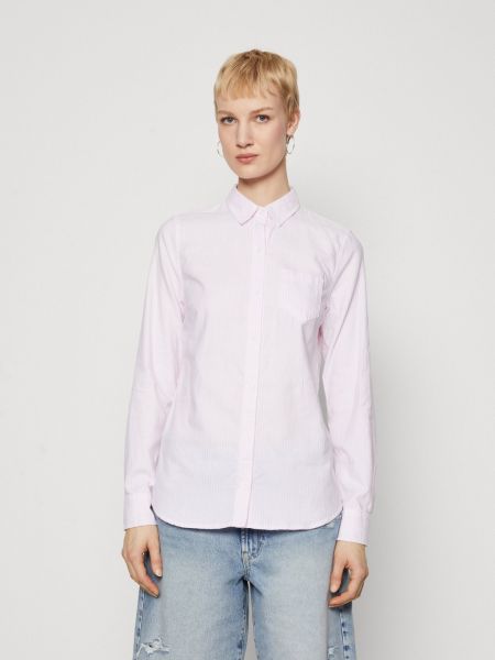 Розовая приталенная блузка Gap