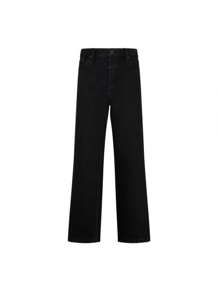 Czarne proste jeansy Balenciaga