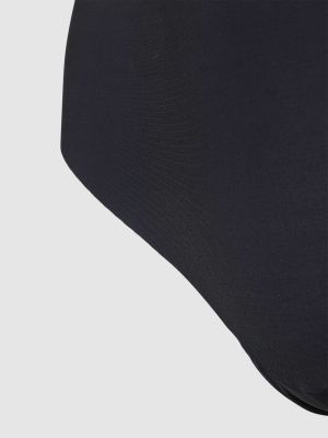 Stringi z wysoką talią w jednolitym kolorze Calvin Klein Underwear czarne