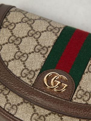 Τσάντα ώμου Gucci καφέ