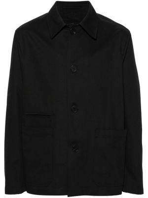 Bombažna jakna Lanvin črna