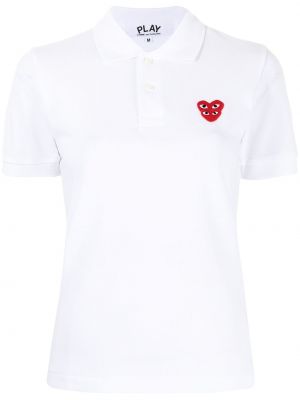 Polo Comme Des Garçons Play bianco