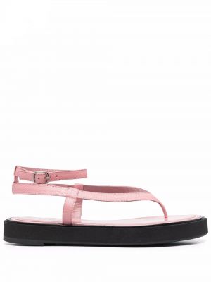 Usnjene sandali By Far roza