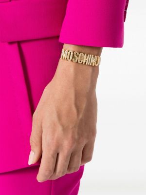 Armband mit kristallen Moschino gold