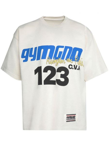 Памучна тениска Rrr123 бяло