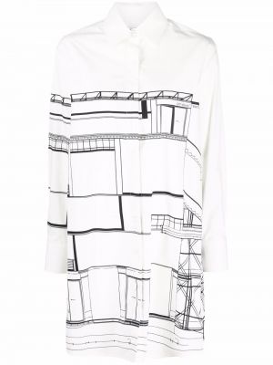 Рубашка платье с длинными рукавами Off-white