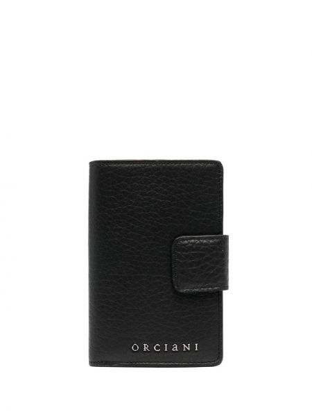 Černá kožená peněženka Orciani