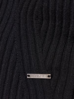 Sweter wełniany Alphatauri czarny